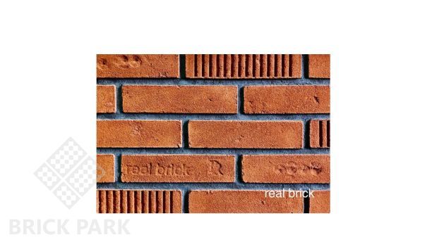 Плитка ручной работы угловая Real Brick Крафтовый mono RB 2-03 Глина