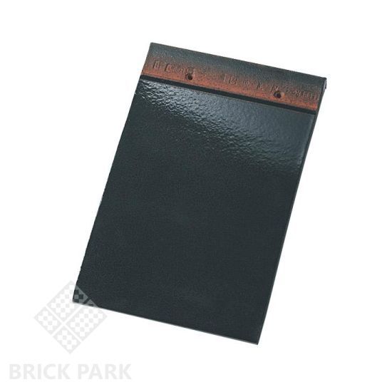 Черепица керамическая Koramic 301 Plain Tile Smooth Black Glazed
