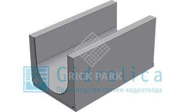 BGU-XL Универсальный лоток DN400, № 15-0, без уклона