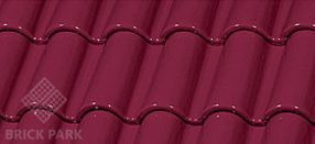 Черепица La Escandella Mixed 'S' Roof Tile Small GLAZED Carmine