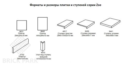 Цоколь Stroeher Zoe 970 grey 