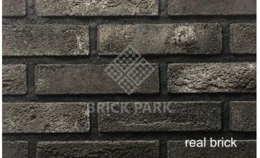 Кирпич ручной формовки Real Brick КР/0,5ПФ Ригель RB 08 седой граф 