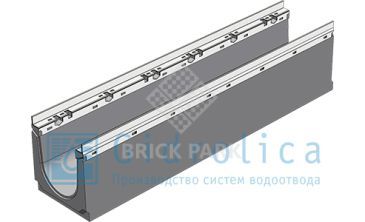 BGU-Z Универсальный лоток DN150, № 5-0, с оцинкованной насадкой, без уклона