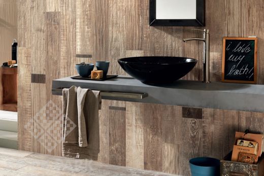 Керамогранит Italgraniti Scrapwood Light 15x90