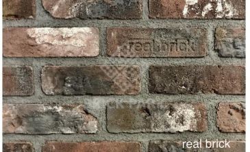 Кирпич ручной формовки Real Brick КР/0.5 ПФ antic RB 04 глина бордовая