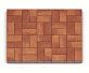 Тротуарная плитка Каменный век Кирпичик Stone Base Желто-красный 200×100×60
